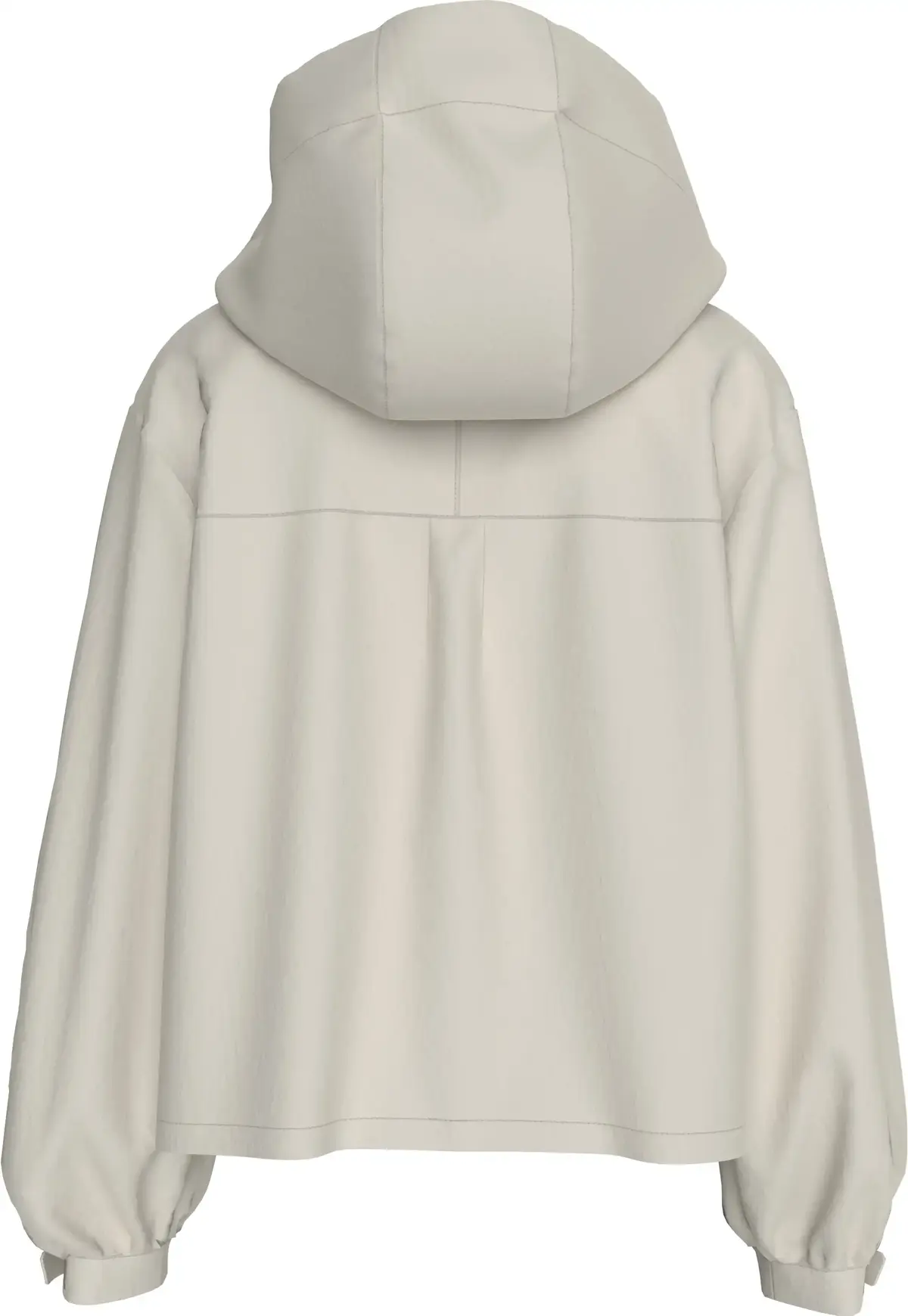 Calvin Klein SHORT HOODED TECH RAIN JACKET Kadın Bej Mont