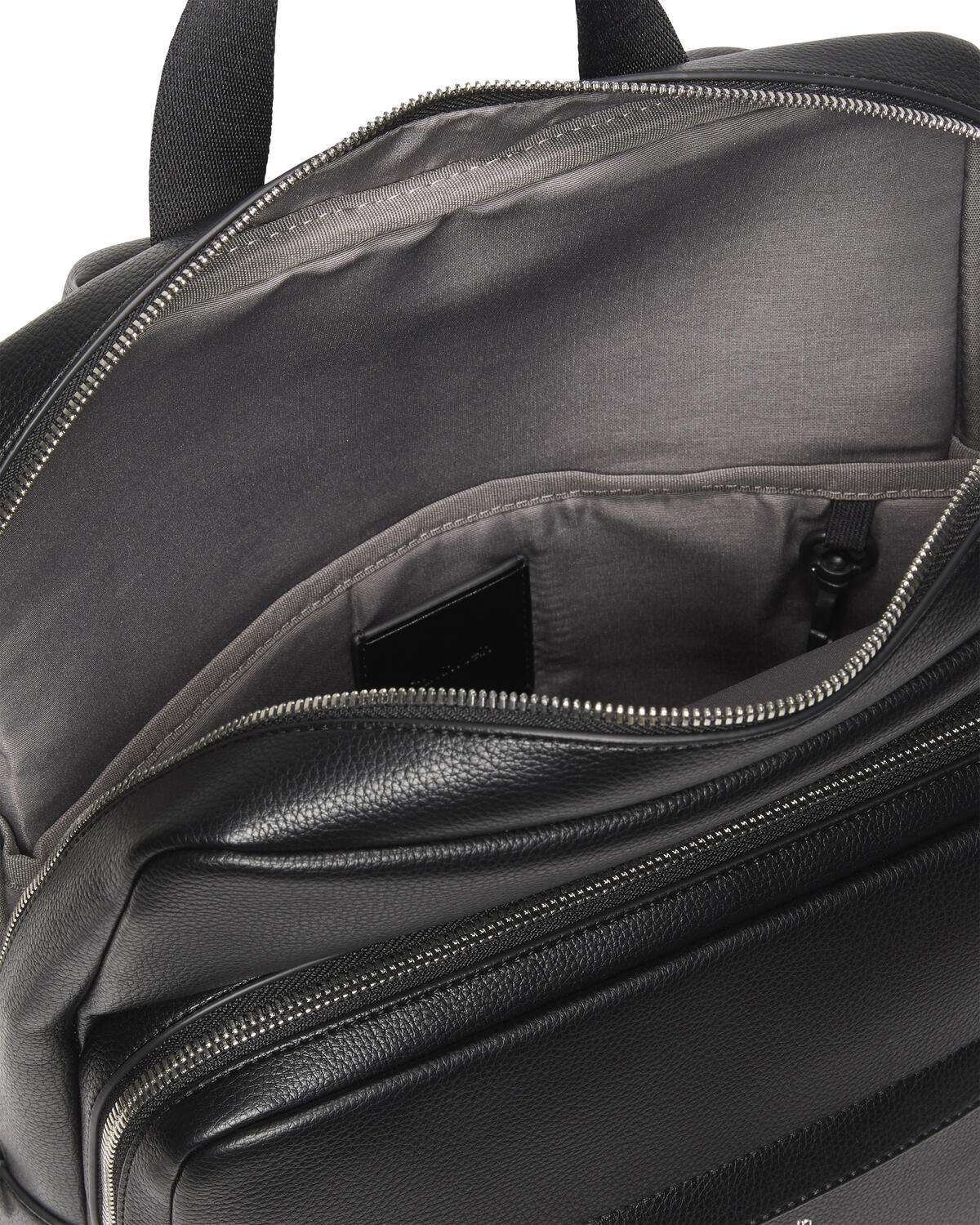 Calvin Klein RAISED SLIM SQUARE BACKPACK Siyah Erkek Çanta
