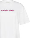 Calvin Klein SS 2 TONE 3D EMBROIDERY LOGO TEE Beyaz Kadın T-Shirt Calvin Klein SS 2 TONE 3D EMBROIDERY LOGO TEE Beyaz Kadın T-Shirt