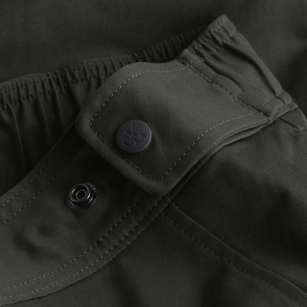 Calvin Klein ZIP CARGO PANT Erkek Siyah Kargo Pantolonu