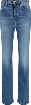 Tommy Hilfiger BOOTCUT HW LEO Kadın Mavi Kot Pantolon