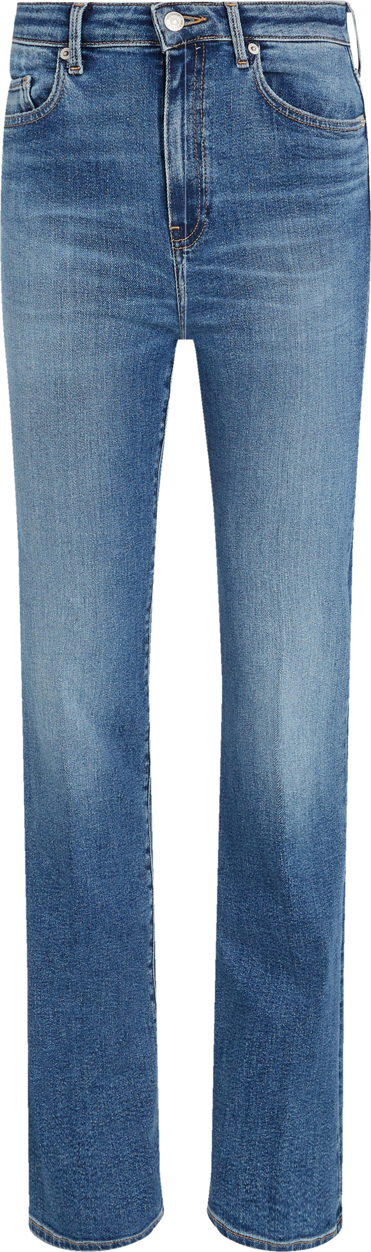 Tommy Hilfiger BOOTCUT HW LEO Kadın Mavi Kot Pantolon