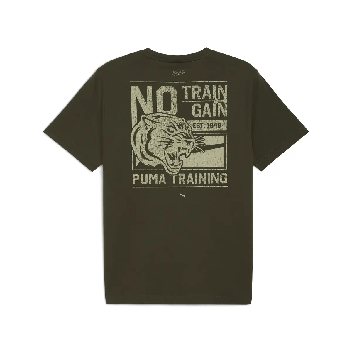 Puma M GRAPHIC ILLUSTRATED TEE Yeşil Erkek T-Shirt
