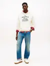 Tommy Hilfiger HERALD SKYLINE HOODY, Z00 Krem Erkek Hoodie