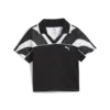 PUMA FUTURE.PUMA.ARCHIVE Jersey Siyah Kadın Crop