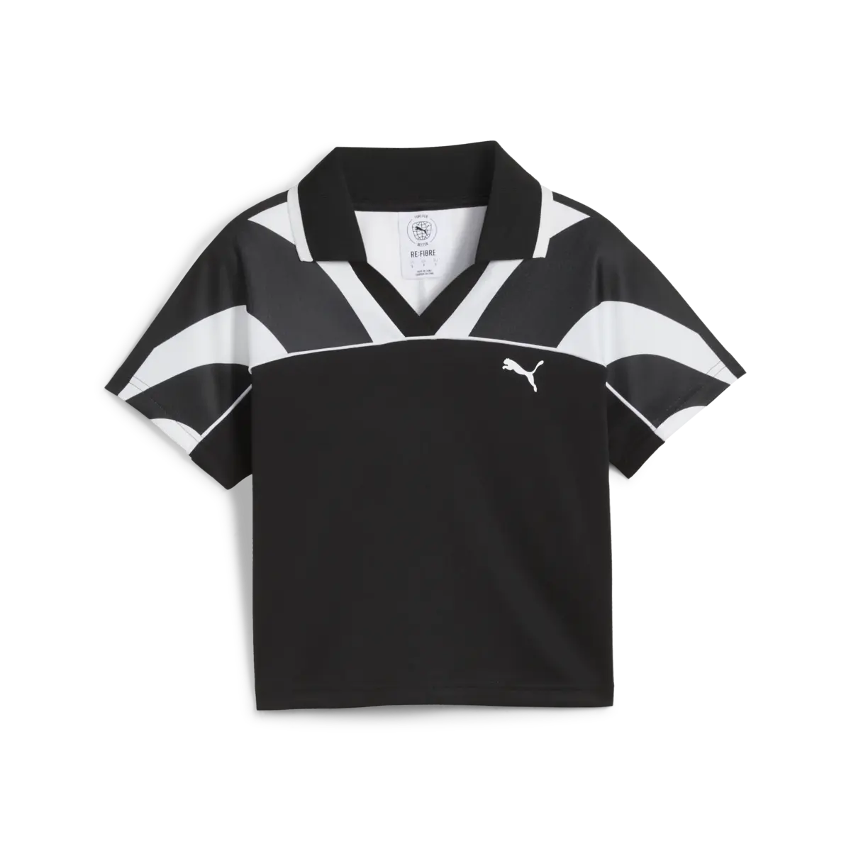 PUMA FUTURE.PUMA.ARCHIVE Jersey Siyah Kadın Crop