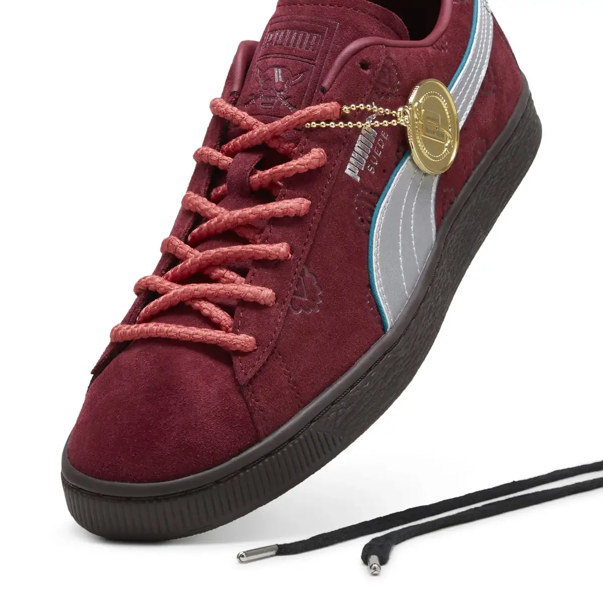 PUMA Suede 2 ONE PIECE Bordo Unisex Günlük Spor Ayakkabı
