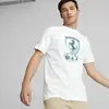 Puma Ferrari Race Big Shield Tee Beyaz Erkek/Unisex T-Shirt