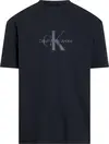 Calvin Klein SS HERO MONOGRAM TEE, UB1 Siyah Erkek T-Shirt & Polo