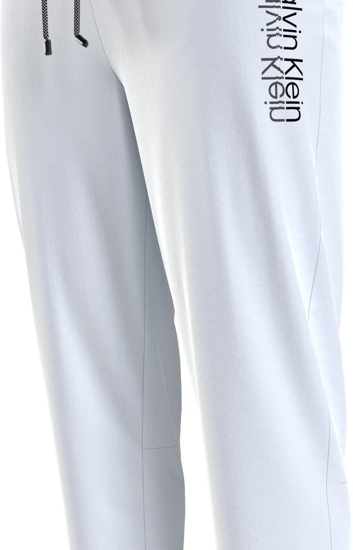 Calvin Klein MIRRORED LOGO SWEATP Erkek Beyaz Eşofman Altı