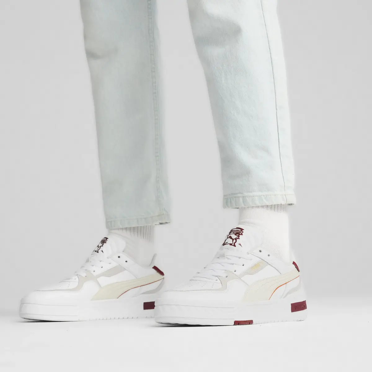 Puma CA Pro Ripple Earth Beyaz Unisex Günlük Spor Ayakkabı