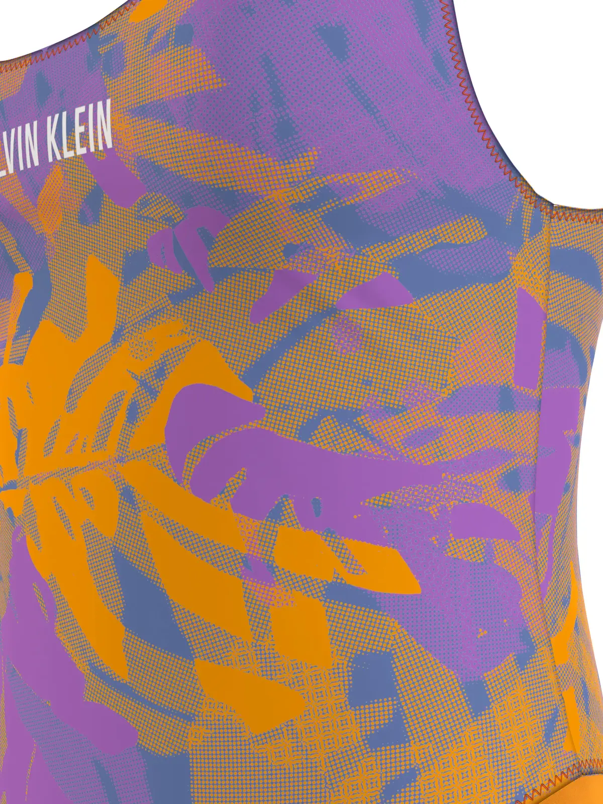 Calvin Klein SCOOP BACK ONE PIECE Kadın Lila Mayo