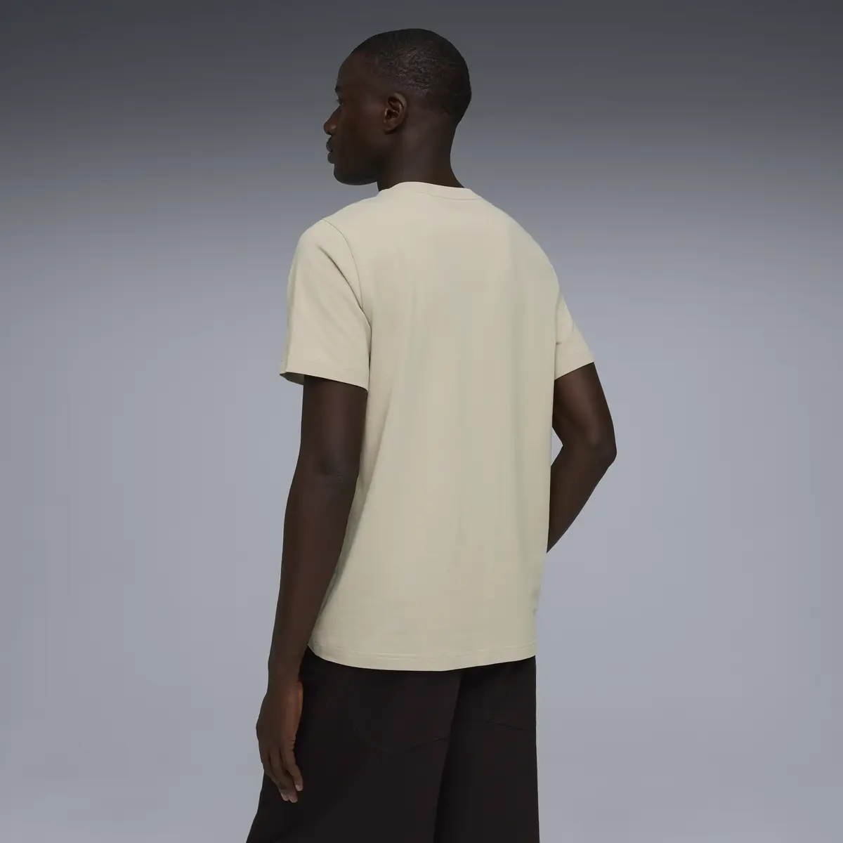 Puma WARDROBE ESS Tee  Bej Erkek T-Shirt