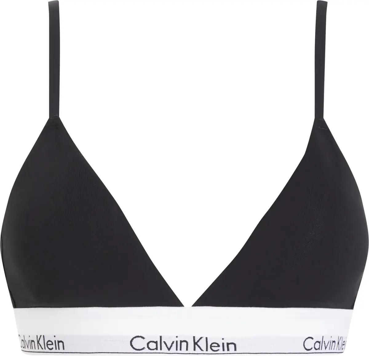 Calvin Klein LIGHTLY LINED TRIANG Kadın Siyah Bralet
