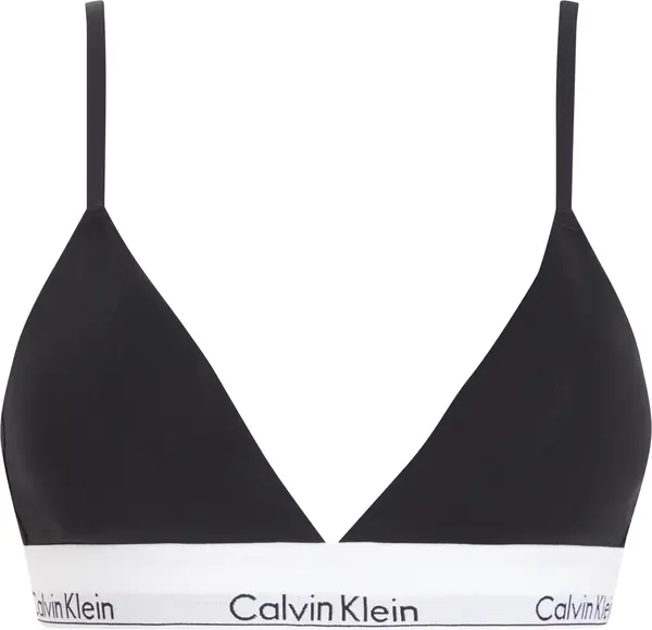 Calvin Klein LIGHTLY LINED TRIANG Kadın Siyah Bralet