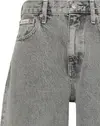 Calvin Klein THE WIDE LEG GREY STERLING Kadın Gri Kot Pantolon