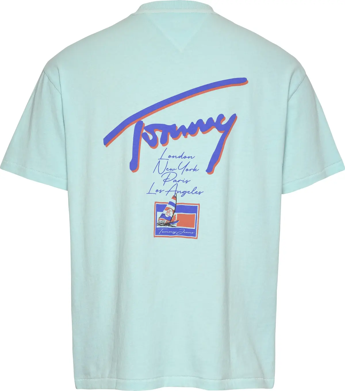 Tommy Hilfiger TJM RLX FADED GRAPHI, L6V Yeşil Erkek T-Shirt & Polo