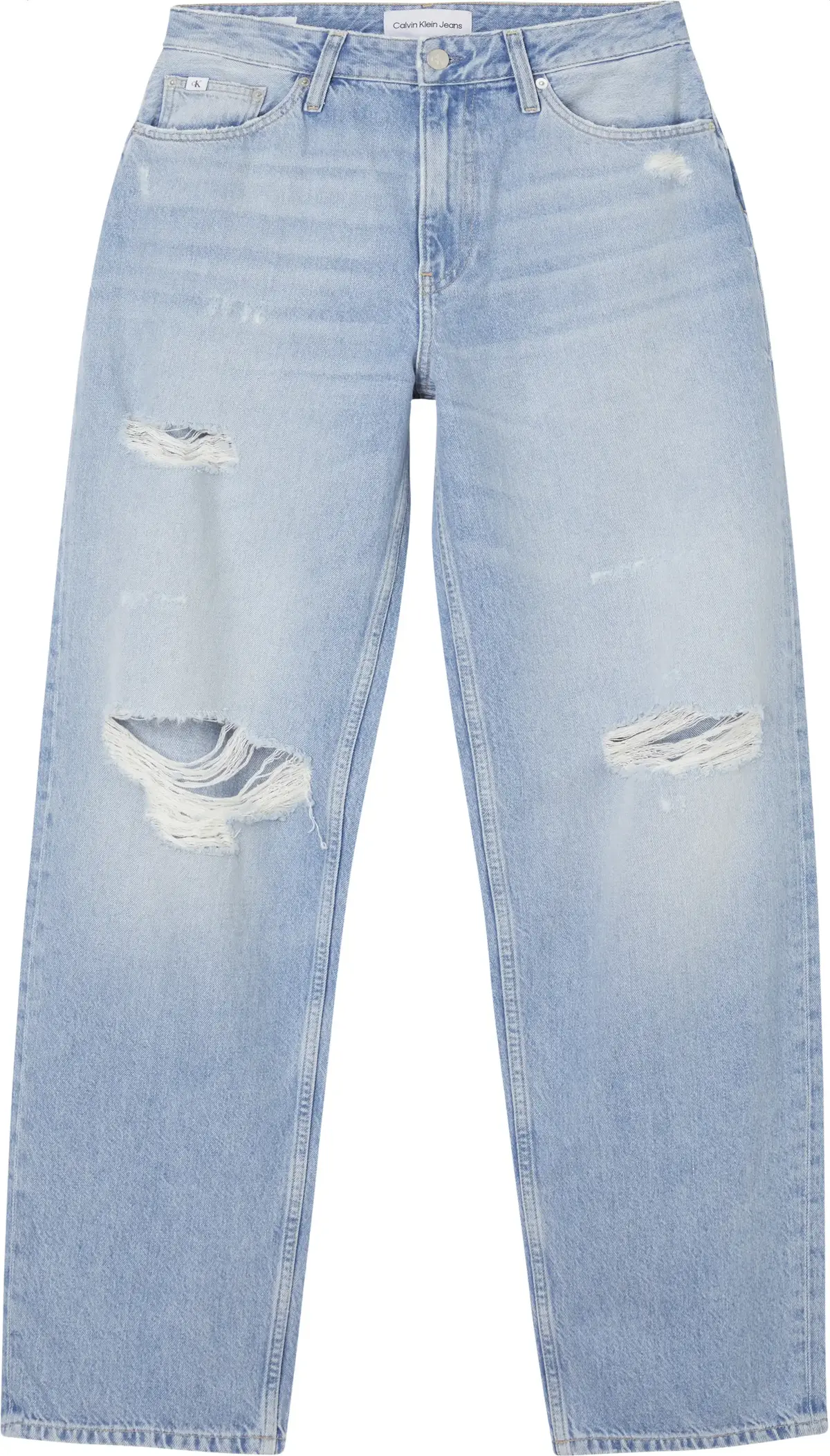 Calvin Klein 90S STRAIGHT Kadın Mavi Kot Pantolon
