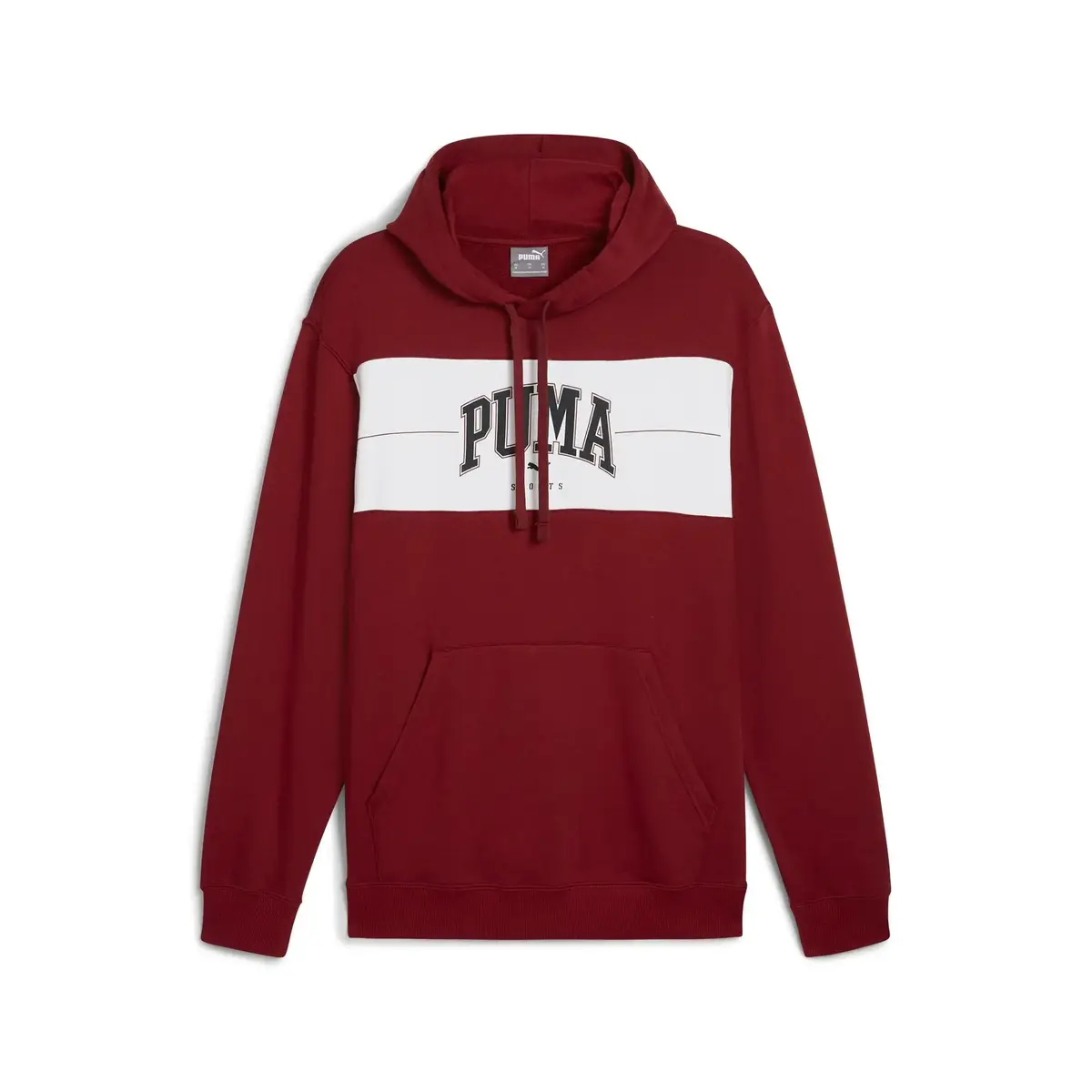 Puma SQUAD Hoodie Bordo Erkek Sweatshirt