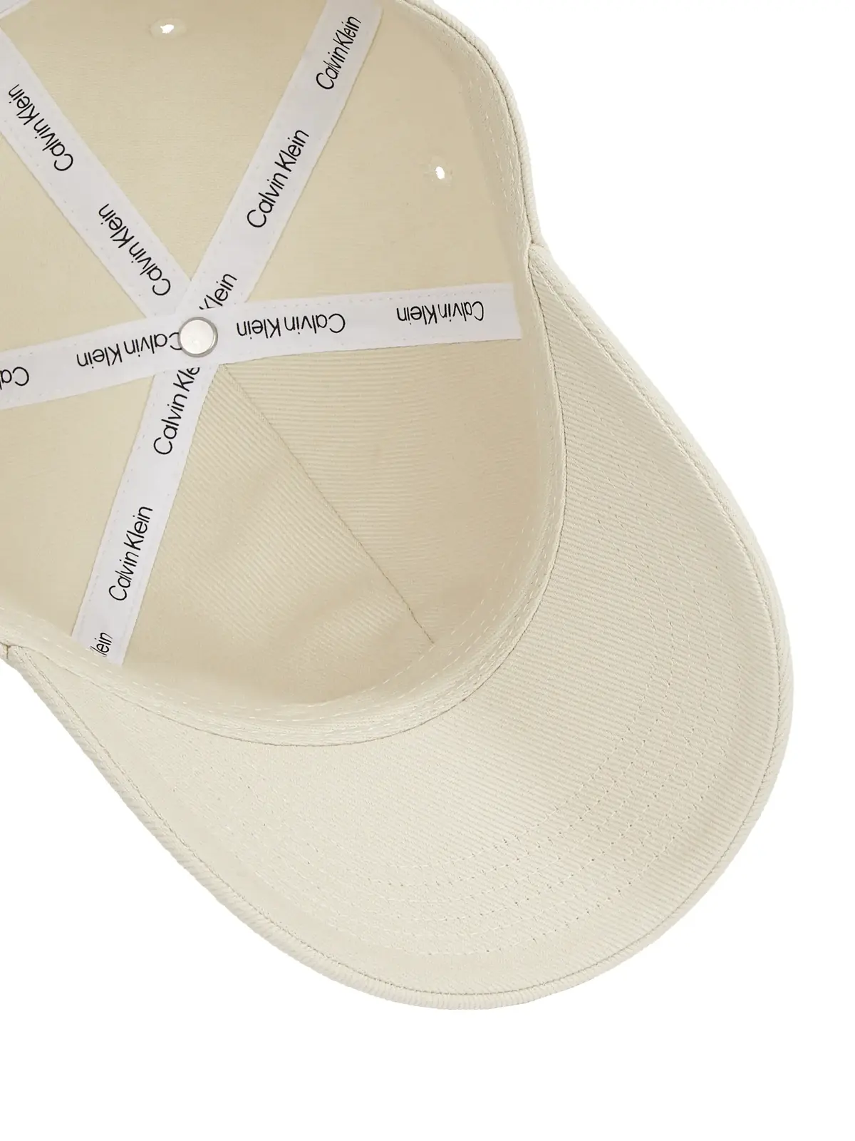 Calvin Klein 6 PANEL SMALL Krem Erkek Şapka