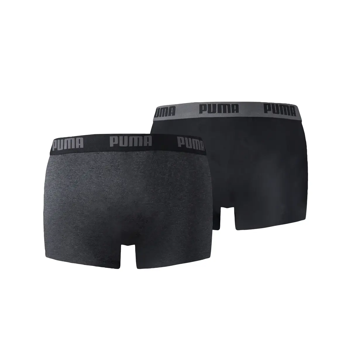 Puma PUMA BASIC TRUNK 2P dark grey melange Gri Erkek Boxer