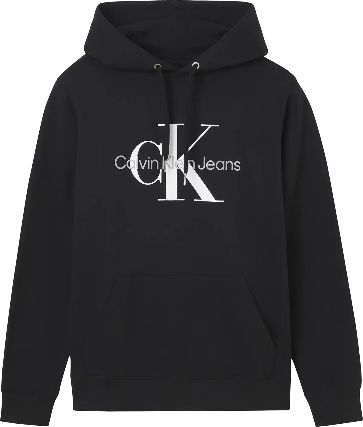 Calvin Klein CORE MONOLOGO HOODIE Erkek Siyah Sweatshirt
