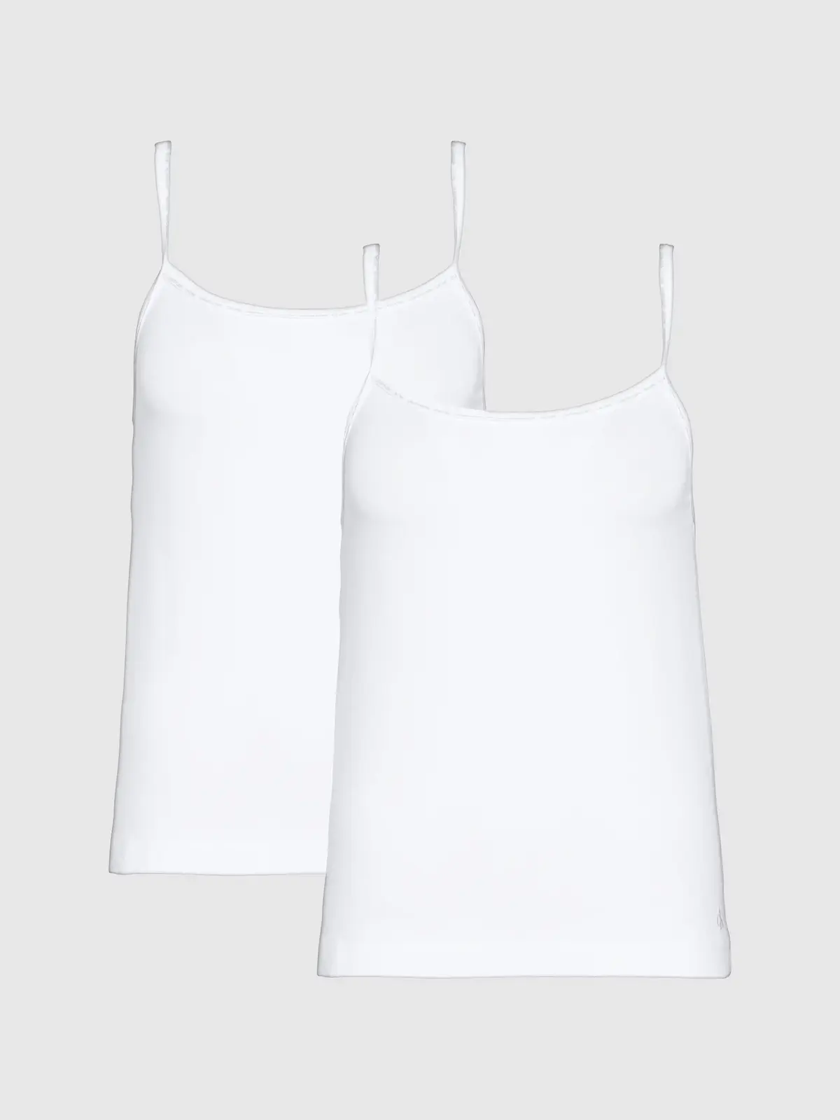 Calvin Klein CAMISOLE 2PK Kadın Beyaz T-Shirt
