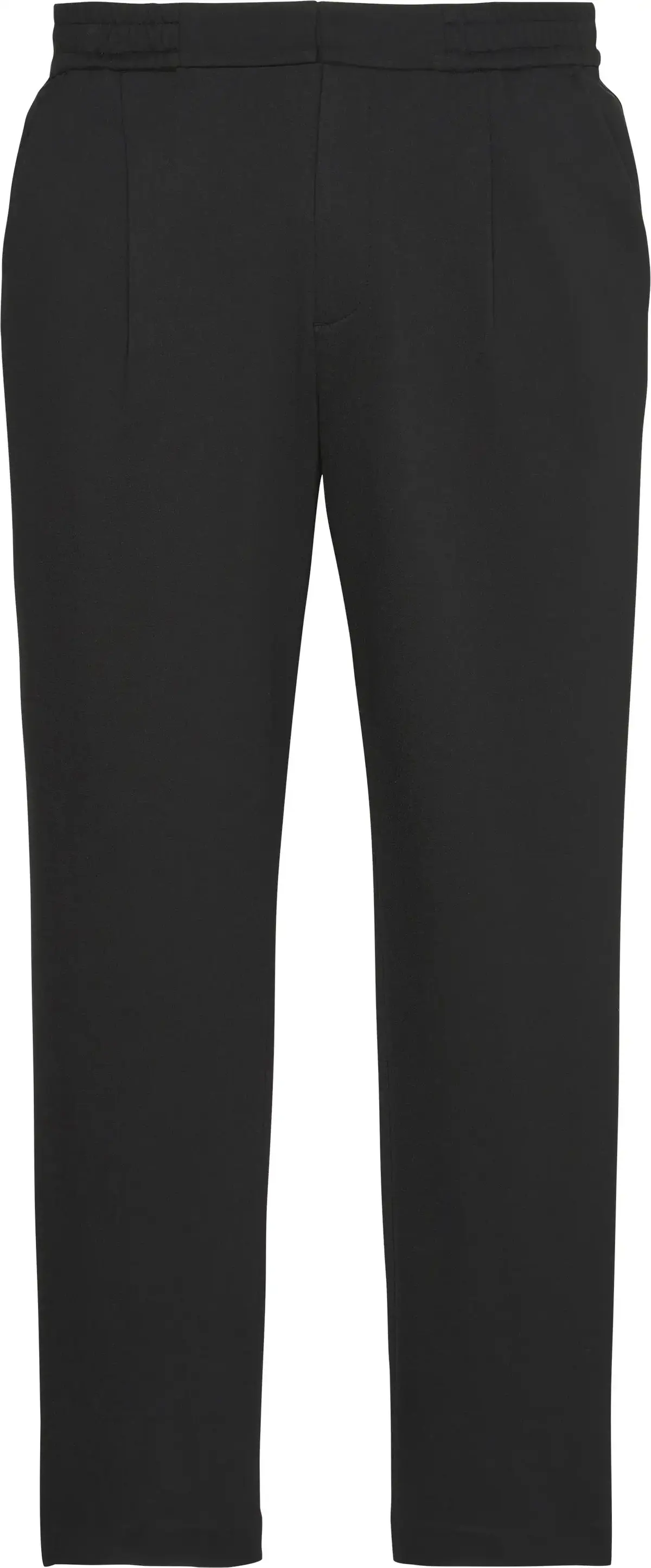 Calvin Klein SLIM TAPERED KNIT PLEATED PANT Erkek Siyah Kumaş Pantolon