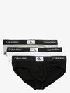 Calvin Klein HIP BRIEF 3PK, 6H3 Siyah 3'lü Erkek Slip