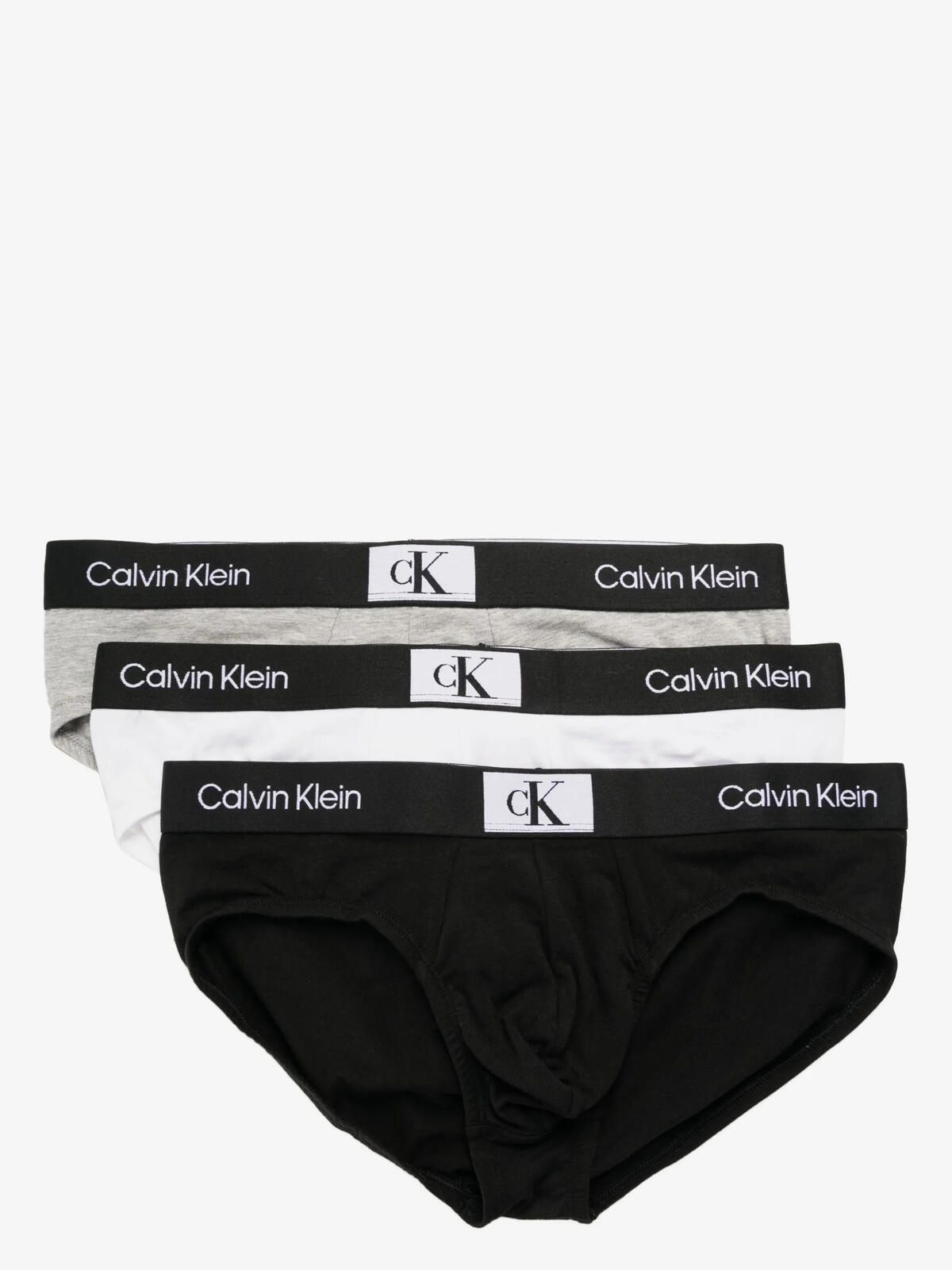 Calvin Klein HIP BRIEF 3PK, 6H3 Siyah 3'lü Erkek Slip