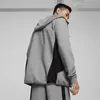 Puma BMW MMS Hooded Sweat Jacket Gri Erkek Fermuarlı Ceket