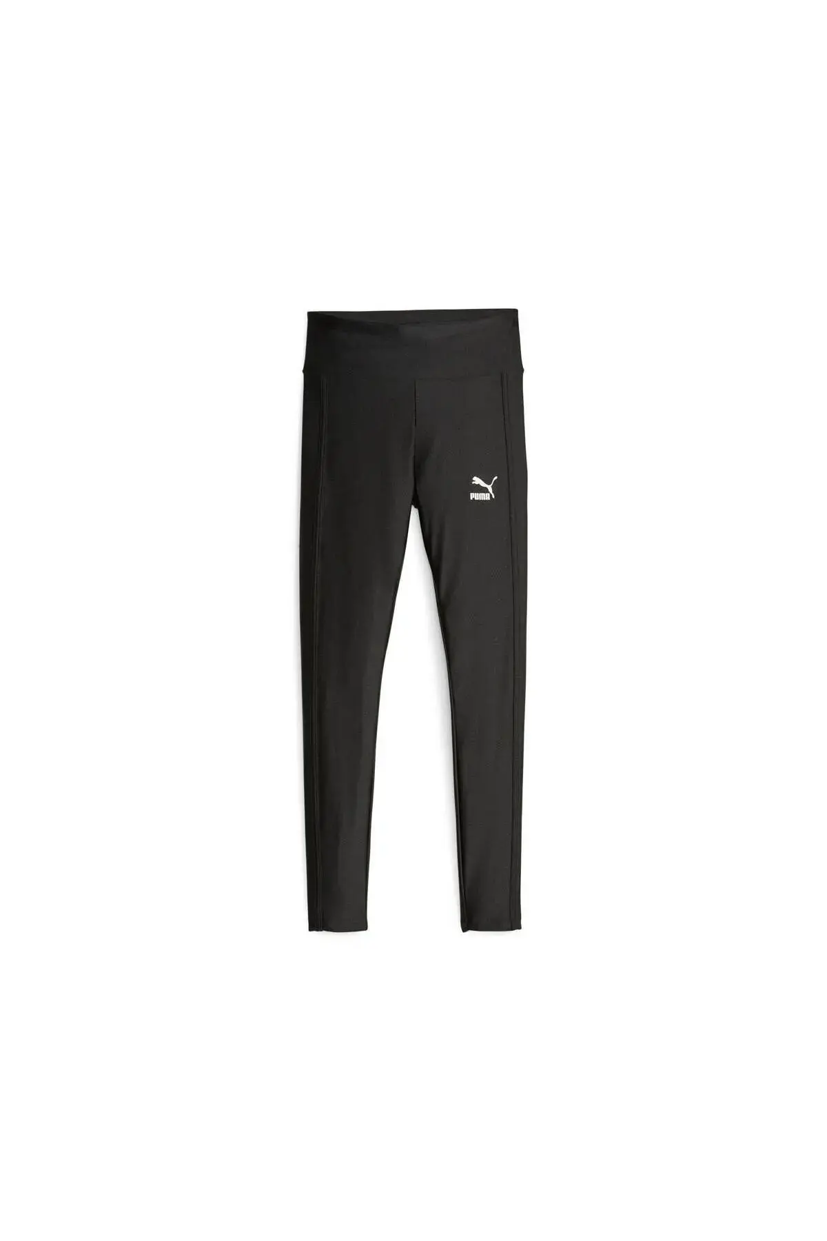 Puma T7 High Waist Shiny Leggings Siyah Kadın Yüksek Bel Tayt