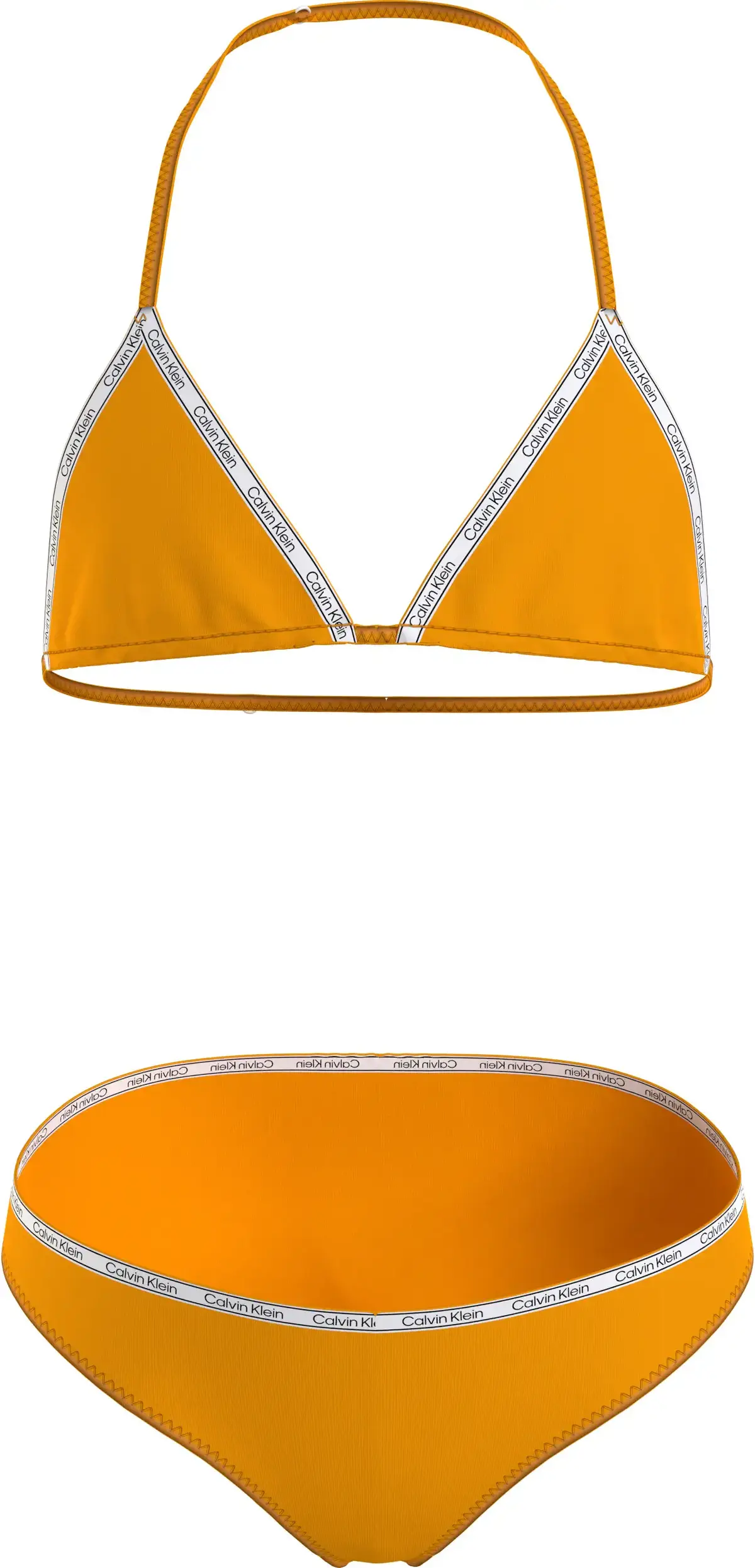 Calvin Klein TRIANGLE BIKINI SET Kadın Turuncu Bikini Takımı
