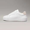 Calvin Klein FF CUPSOLE LACE UP W, 0LI Beyaz Kadın Spor Ayakkabı