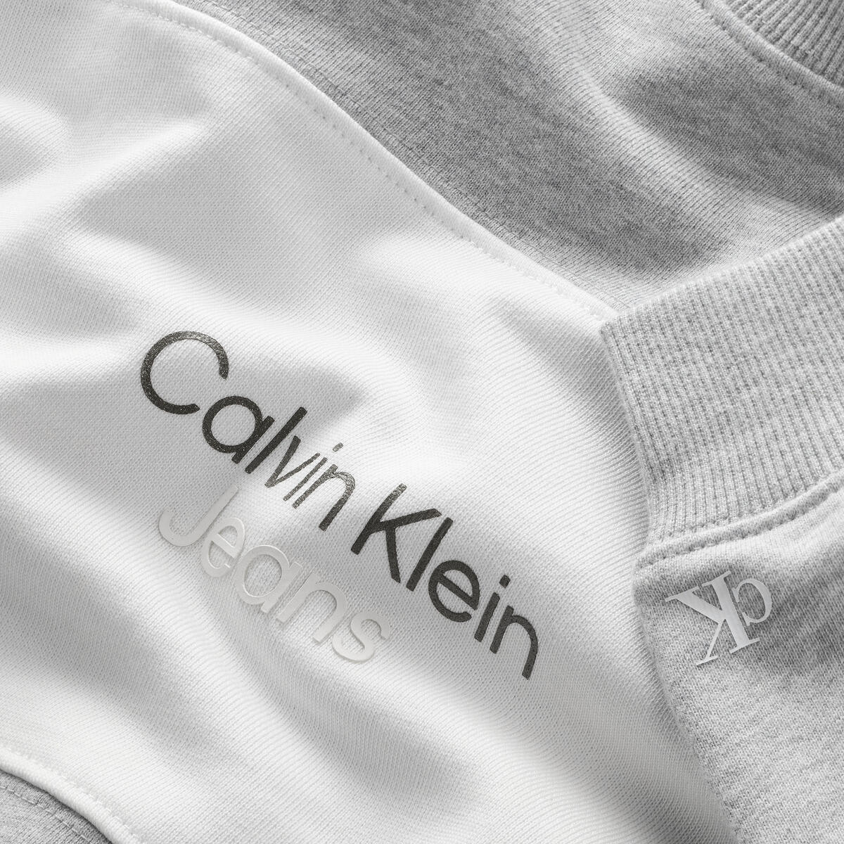 Calvin Klein COLOR BLOCK HWK SET Erkek Gri Eşofman Takımı