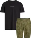 Calvin Klein S/S SHORT SET Erkek Siyah Eşofman Takımı