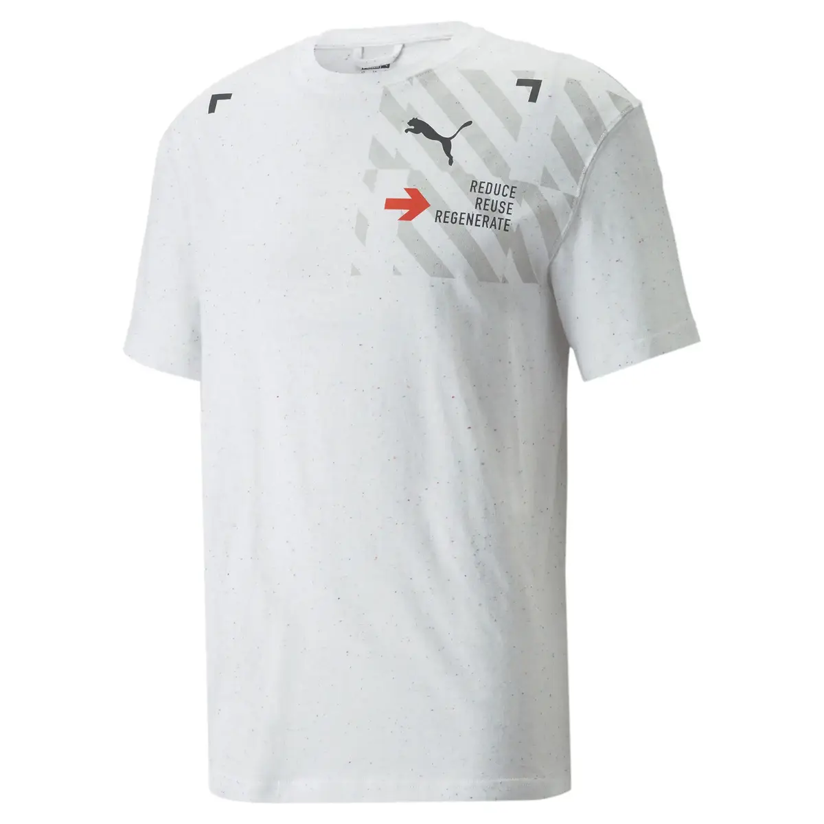 Puma RE:Collection Relaxed Tee Pristine Heath Beyaz Erkek T-Shirt