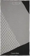 Calvin Klein SEASONAL LOGO 100X20 Kadın Siyah Eşarp