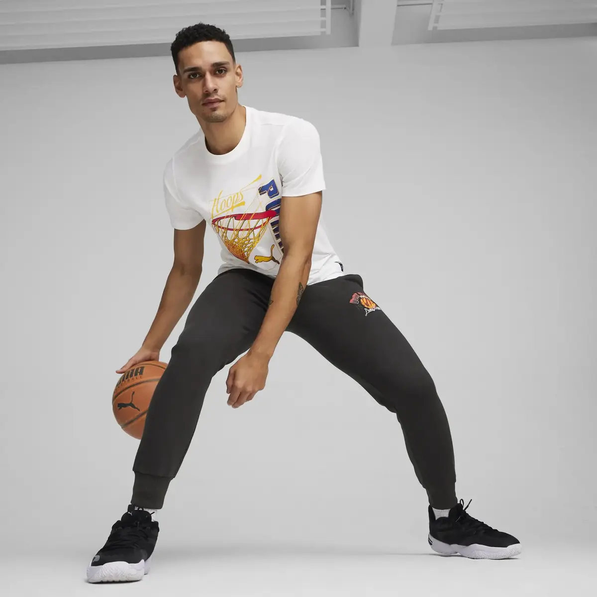 Puma Swished Tee Beyaz Erkek T-Shirt