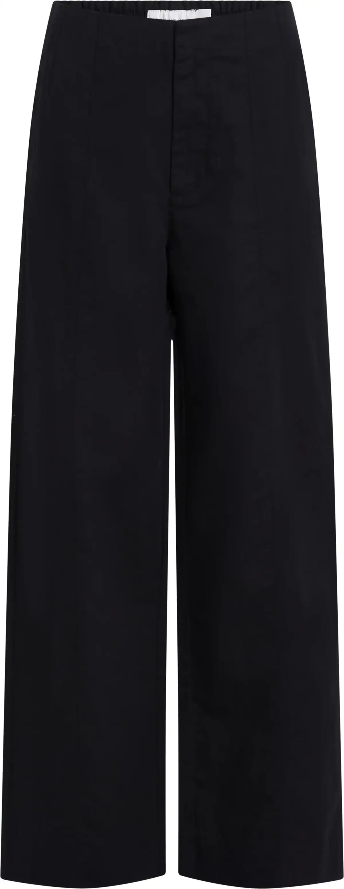 Calvin Klein SOFT LINEN PANT, BEH Siyah Kadın Pantolon