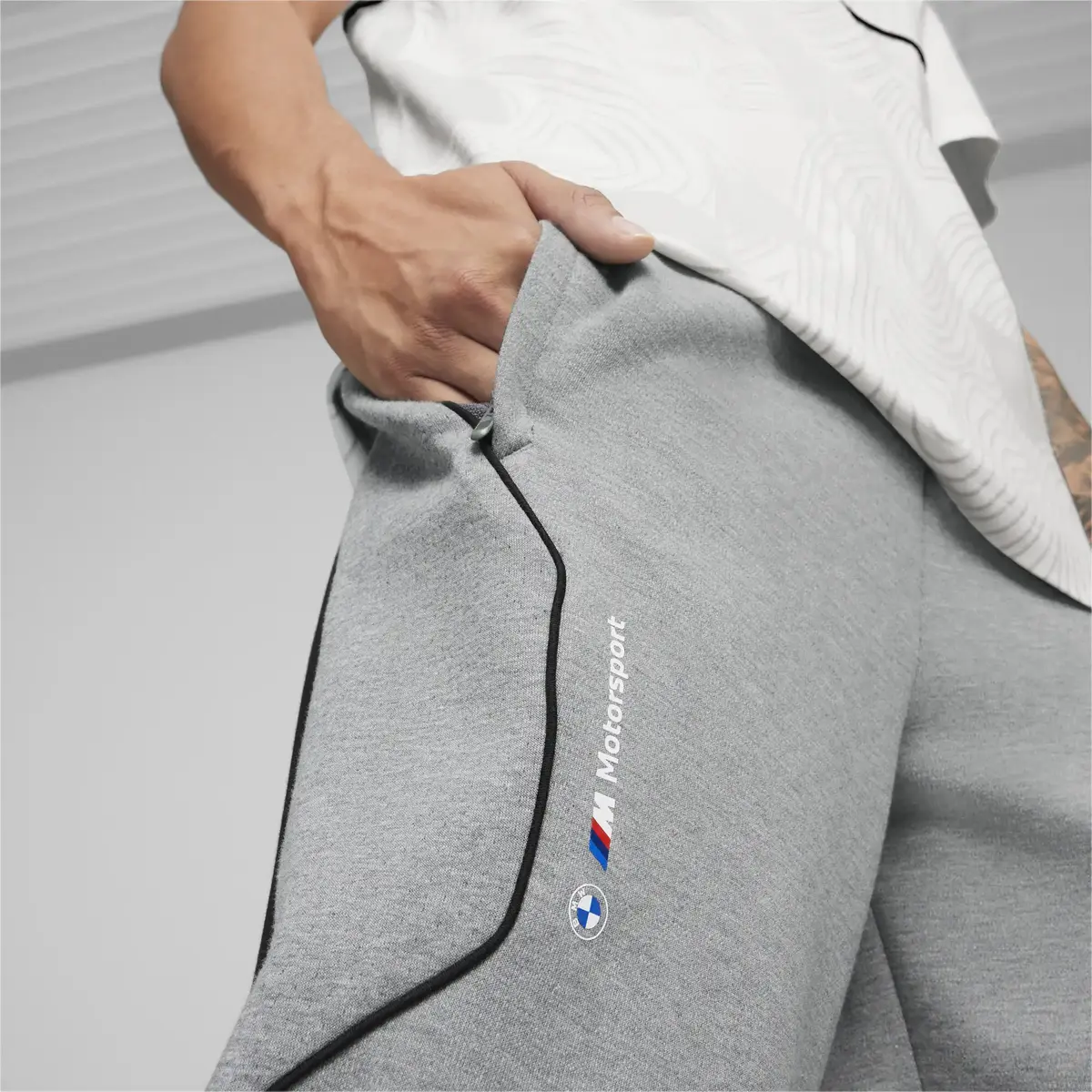 Puma BMW MMS Sweat Pants, reg/cc Gri Erkek Eşofman Altı