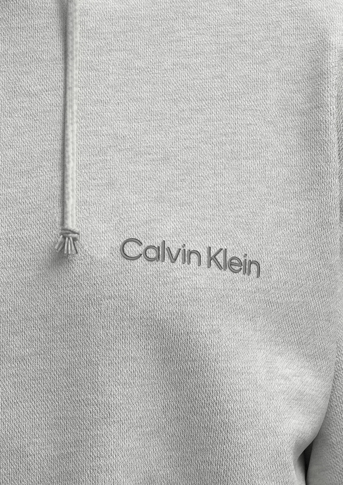 Calvin Klein L/S HOODIE Gri Erkek Sweatshirt Calvin Klein L/S HOODIE Gri Erkek Sweatshirt