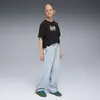 Puma GRAPHIC Tee Siyah Kız Çocuk T-Shirt