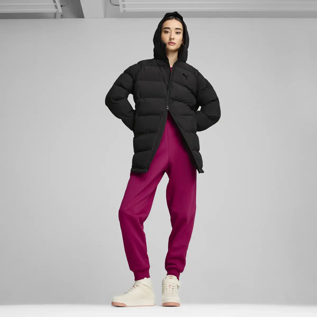 Puma Mono Parka Siyah Kadın Mont