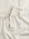 Calvin Klein LINEN COTTON CUBAN C, YAS Krem Erkek T-Shirt & Polo
