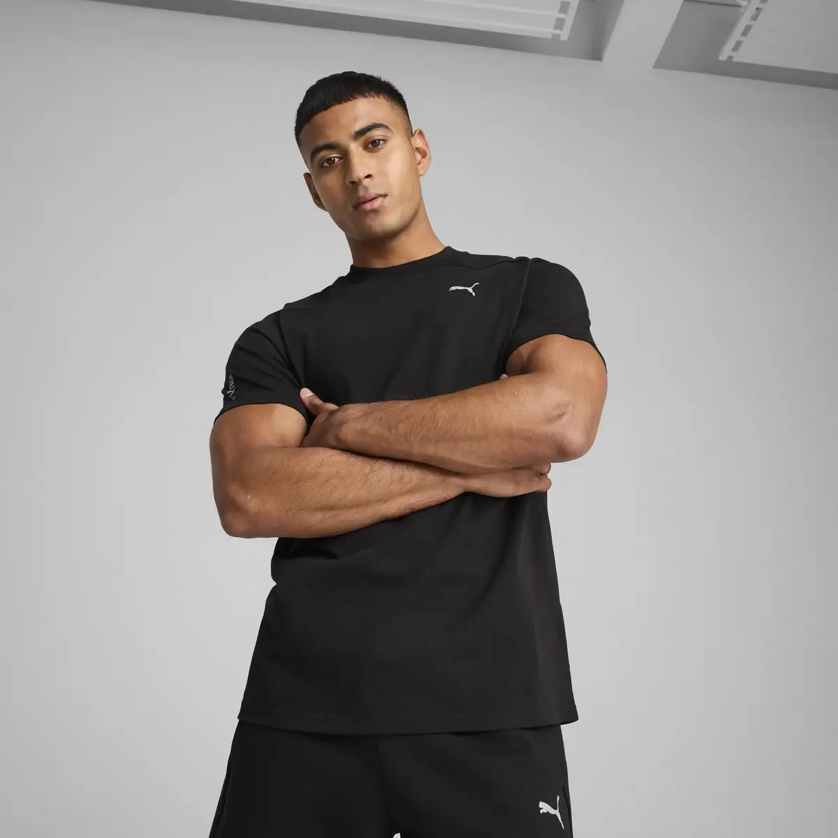 Puma PUMATECH Tee Siyah Erkek T-Shirt