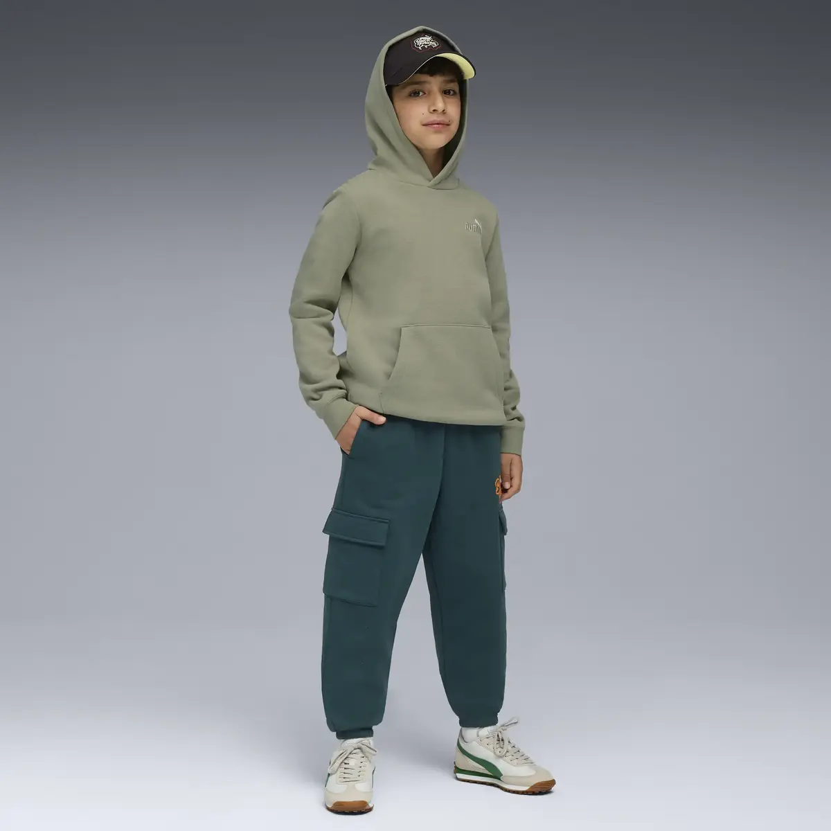 Puma MID90s Cargo Sweatpants Yeşil Unisex Eşofman Altı