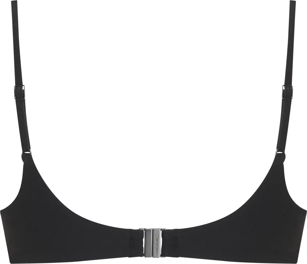 Calvin Klein LONGLINE TRIANGLE, BEH Siyah Kadın Bikini Üstü