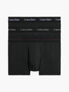 Calvin Klein LOW RISE TRUNK 3PK Erkek Siyah Boxer Set