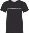 Calvin Klein CORE INSTIT LOGO SLI Kadın Siyah T-Shirt